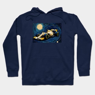 FORMULA 1 BOLIDE, Van Gogh style, F1, grand prix, 2024 Hoodie